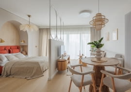 40-metrowe mieszkanie w sercu Wrocławia - projekt pracowni Decoroom