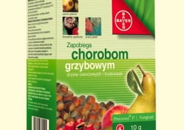 Promarsol przeciw różnym chorobom grzybowym. BAYER, ok. 9 zł/10 g.