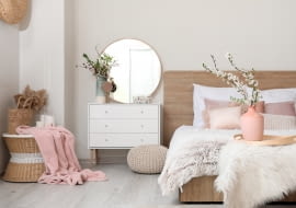 Wiosenna aranżacja sypialni