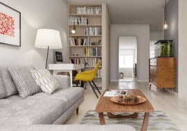 mieszkanie, nowoczesne mieszkanie, skandynawski styl