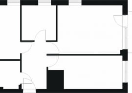 Projekty wnętrz.46 m kw., trzypokojowe dla 4 osób.