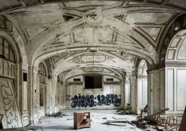 Detroit, zrujnowane Detroit, ruiny Detroit