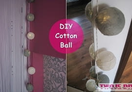 cotton ball, diy, jak zrobić cotton ball, zrób to sam