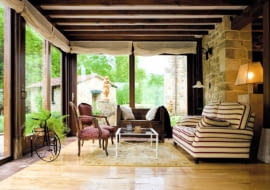 Część wypoczynkowa może przybrać charakter ogrodu zimowego