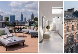 Foksal 13/15: penthouse z widokiem na centrum Warszawy