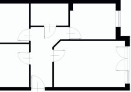 Projektowanie wnętrz. 58,6 m kw. trzypokojowe dla 3 osób