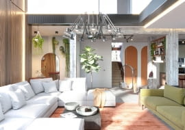 Aranżacja domu w podwarszawskich Markach