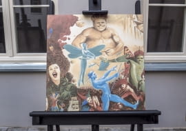 Jedno z łódzkich podwórek przy ulicy Więckowskiego 4 zamieni się w prawdziwe dzieło sztuki. W ramach projektu Urzędu Miasta Łodzi - 'Miasto Kamienic' - elewację kamienicy ozdobi obraz polskiego artysty - Wojciecha Siudmaka pt. 'Narodziny Dnia'.