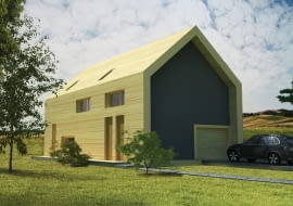 projekty domów, dom jednorodzinny