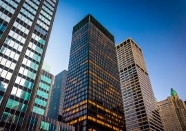 Seagram Building w Nowym Jorku. Proj. Ludwig Mies van der Rohe