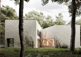 Dom Zorro - oryginalna bryła na wąskiej działce