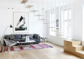 mieszkanie, mieszkanie w skandynawskim stylu, mieszkanie w Oslo