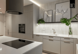 Mieszkanie w Warszawie - elegancja w barwach ziemi