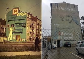 Murale CPN i Miraculum w Krakowia autorstwa Jana Suchowiaka