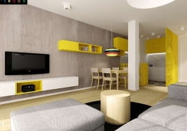 salon, aneks kuchenny