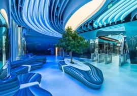 Wnętrza The Warswa HUB. Proj. Massive Design