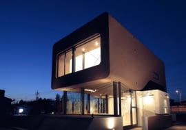 willa, japońska architektura, futuryzm, dom jednorodzinny