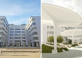 Biurowce przy ul. Cybernetyki 7 w Warszawie będą modernizowane