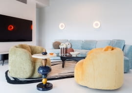 Mebel w tkaninę ubrany