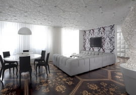 Prywatny apartament Marcela Wandersa o powierzchni 102m2 w Amsterdamie.