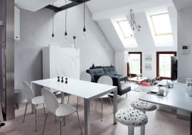 mieszkanie, mieszkanie w kamienicy, mieszkanie na poddaszu, nowoczesne mieszkanie