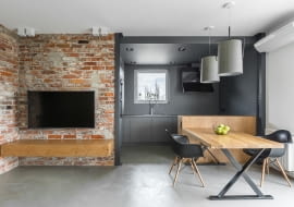 Jadalnia w małym mieszkaniu