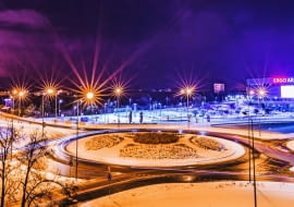 Rondo przy Ergo Arenie na granicy Gdańska i Sopotu. Właśnie tutaj stanie instalacja artystyczna.