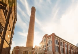 Zabytkowa elektrownia Scheiblera w Łodzi