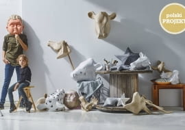 papersculprture, polski projekt, polski design, rzeźby, papierowy byk, papierowy jeleń