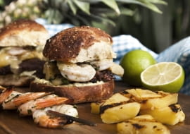 Hamburger Surf’n’Turf