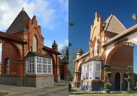 Brama główna Portu w Szczecinie oraz jej kopia w Brazylii