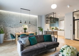 „House of Noble Colours” - aranżacja wnętrz domu wg KODO