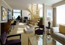 Prezydencki apartament w hotelu Marriott