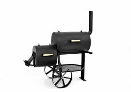 <B>Spotkania na działce, wczasy pod gruszą, krótkie wypady za miasto nie byłyby aż tak fantastyczne, gdyby nie grillowanie w dobrym towarzystwie. A że sezon się dopiero rozkręca, mamy jeszcze czas, by wybrać sobie dobrą plenerową kuchenkę.</B><BR />GRILLE: LOKOMOTYWA, węglowy, 3 ruszty, każdy 32,5 x 37,5 cm, cena: 1850 zł Landmann