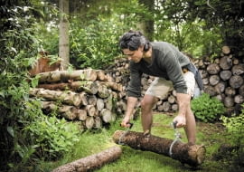 kominek, drewno zapasy do kominka