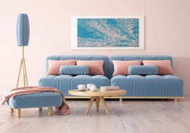 Kolor brzoskwiniowy we wnętrzach: z czym łączyć?