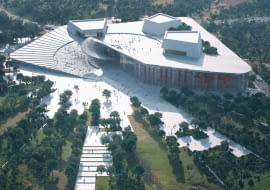 Wielka Opera w Szanghaju. Proj. Snohetta.