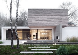 DOM 'T' projekt domu STOPROCENT Architekci