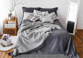 styl skandynawski sypialnia