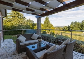 aranżacja zadaszonego tarasu