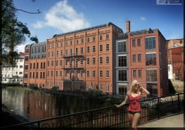 23.09.2013 Bydgoszcz , Wyspa Mlynska . Budynek dawnego Pralchemu w ktorym powstanie hotel sieci Hilton . Fot. Lukasz Nowaczyk / Agencja Gazeta SLOWA KLUCZOWE: bydgoszcz pralchem farbiarnia hotel hilton remont wyspa mlynska budowa deweloper