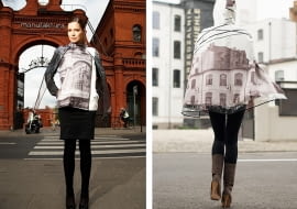 Płaszcze przeciwdeszczowe Butterworth, architektura, design