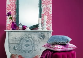 06.11.2014 Warszawa , Wnetrza , Kolor i wzor , Temat Fuksja , Sesja dla cztery katy , Stylizacja Joanna Plachecka . Fot. Michal Mutor