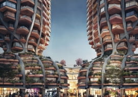 Wieżowce w Vancouver. Proj. Heatherwick Studio