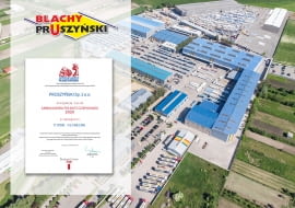 Blachy Pruszyński Ambasador Polskiej Gospodarki blacha dachowa blachodachówka blacha płaska panele na klik