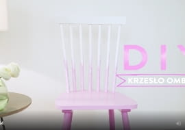 Jak pomalować krzesło ombre?