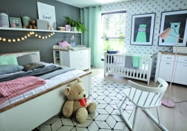 Funkcjonalne mieszkanie dla pary z dzieckiem