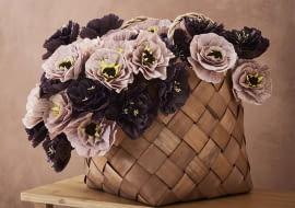 Kosz ABEL S39xD25xW29cm naturalny