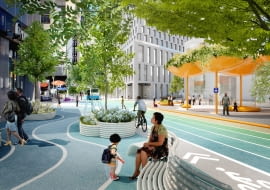 Downtown Brooklyn. Proj. BIG i WXY