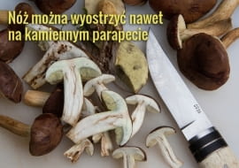 Ostry nóż to gwarancja sprawnej i szybkiej pracy w kuchni